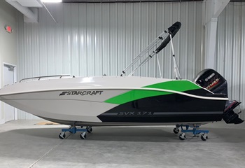2023 Starcraft SVX 171 Green/Quicksilver/Black Boat